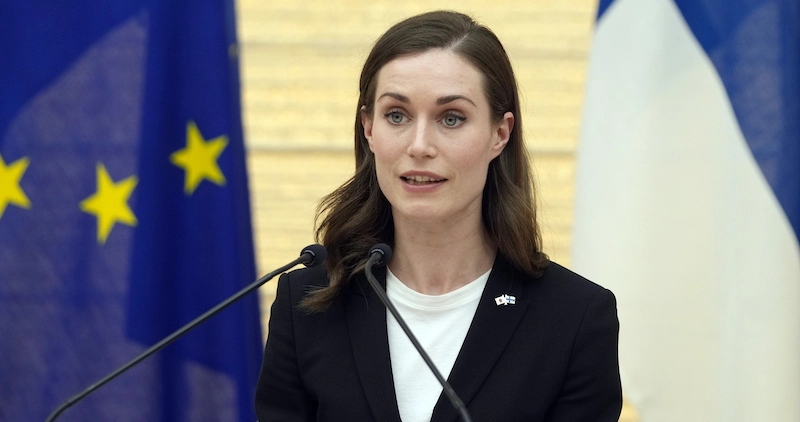 La prima ministra finlandese Sanna Marin
